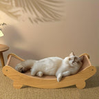 U-Shaped Cat Scratcher Bed – Rest & Play in One Spot